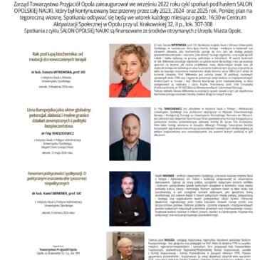 Zaproszenie na 41 SALON OPOLSKIEJ NAUKI